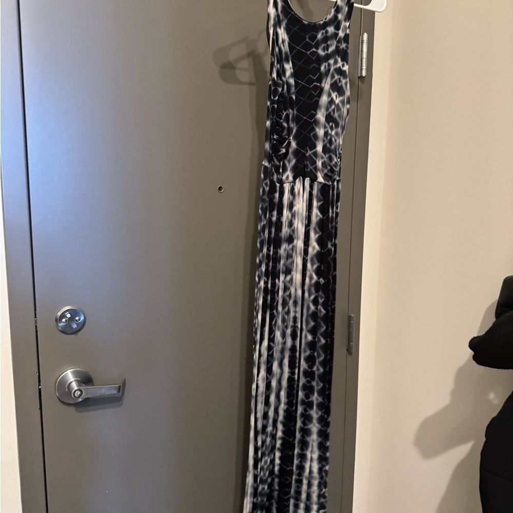 Topshop Black and White Maxi Dress
